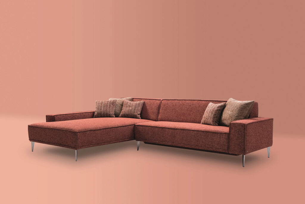Sofa „Diego Havanna rosso“ von Sedda