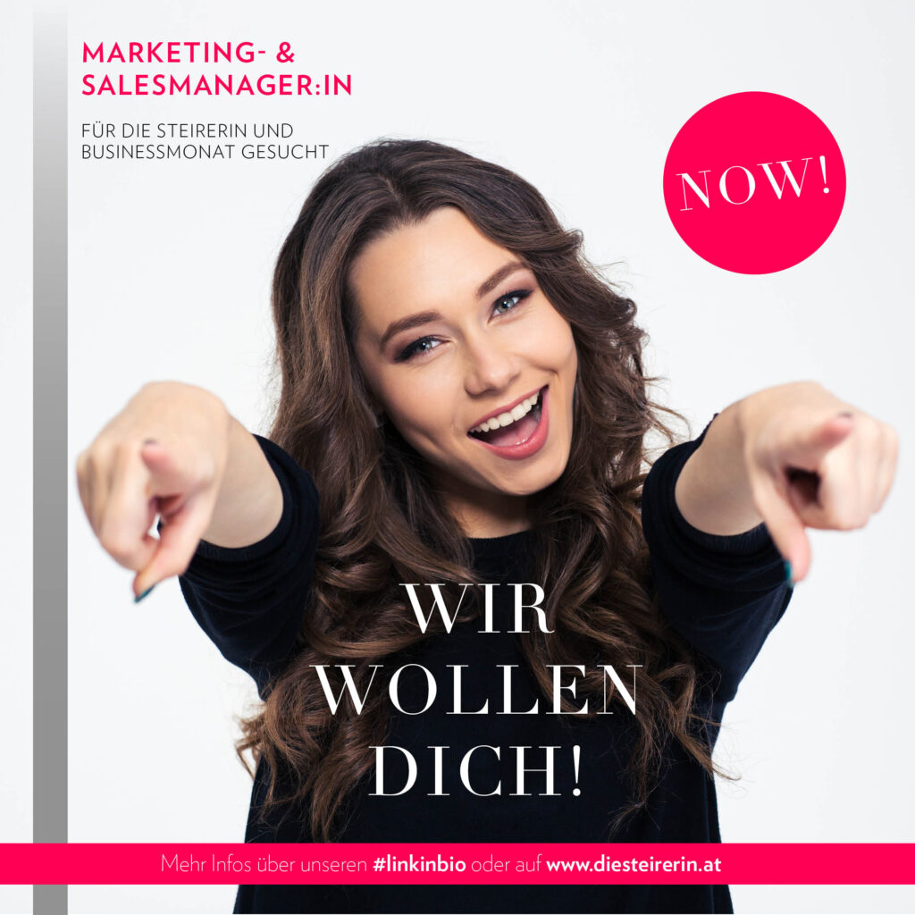 Marketing und Sales Managerin