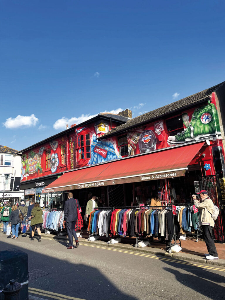 Vintage-Shopping in den Brighton Lanes.