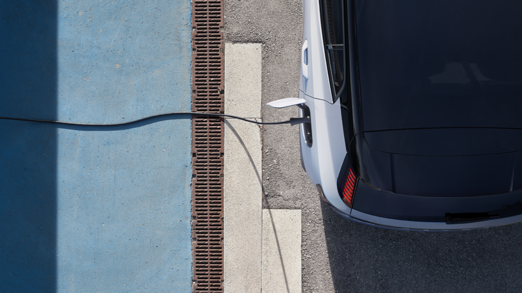 Volvo Auto beim Aufladen