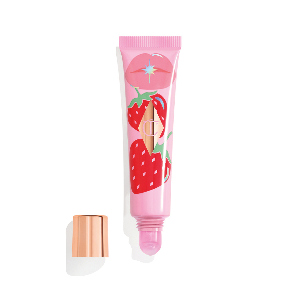 Juicy. Unreal Lips Healthy Glow Nectar Oil Strawberry von Charlotte Tilbury, um € 28,– 