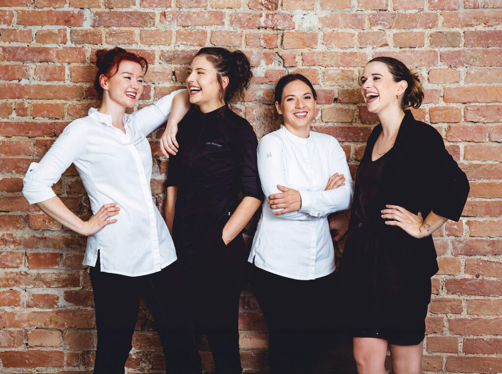 Das "Kuliktiv": Viktoria Fahringer, Jaimy Reisinger, Sandra Scheidl und Helena Jordan.