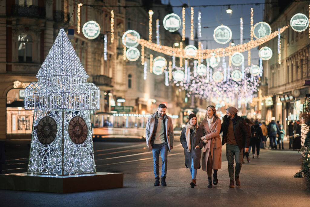 Weihnachtsbeleuchtung in der Herrengasse