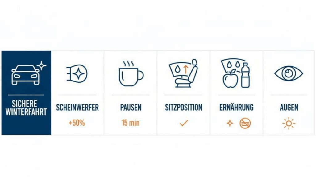 Chceckliste für Winterfahrten