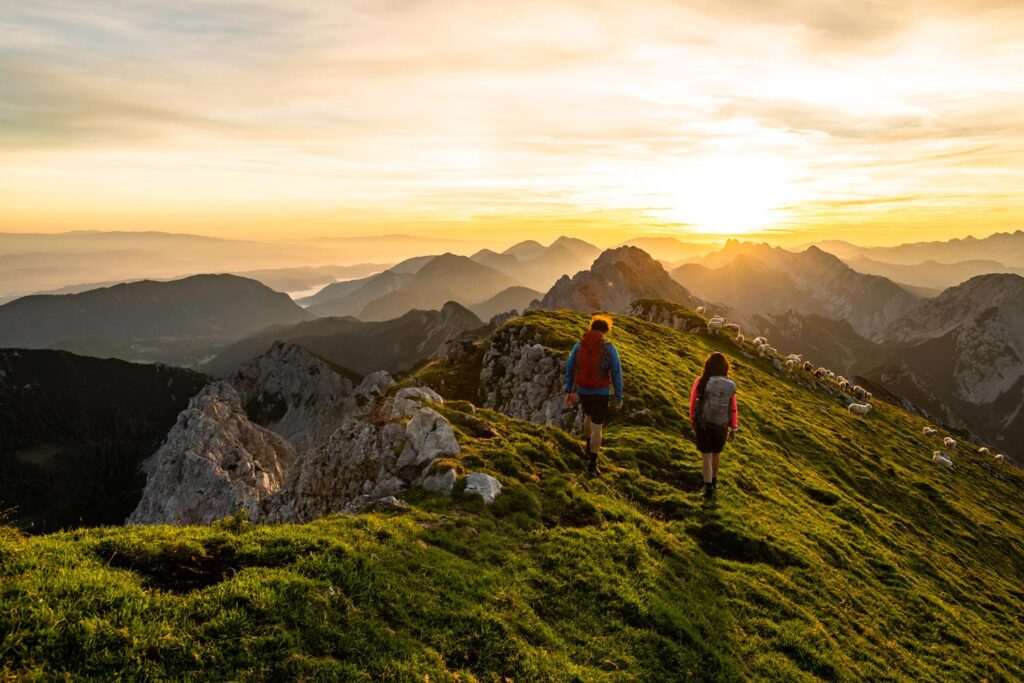 Wörthersee-Rosental: Wandern am begrünten Grade der Berge