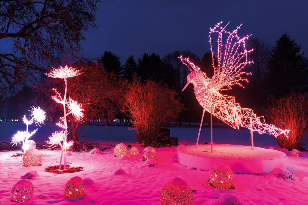 LUMAGICA Lichtershow im Schnee