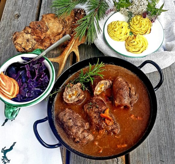 Wildrouladen Rezept fÃ¼r Weihnachtsessen